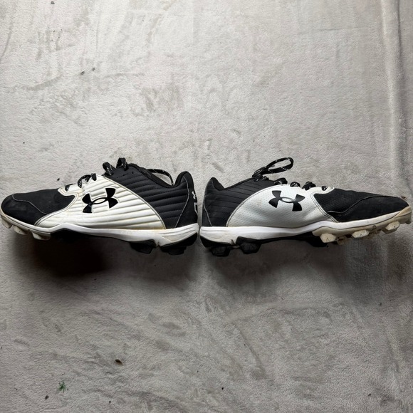 Under Armour Leadoff Low RM Baseball Cleats Black White Mens Size 8.5 1278744-00 - Picture 2 of 8